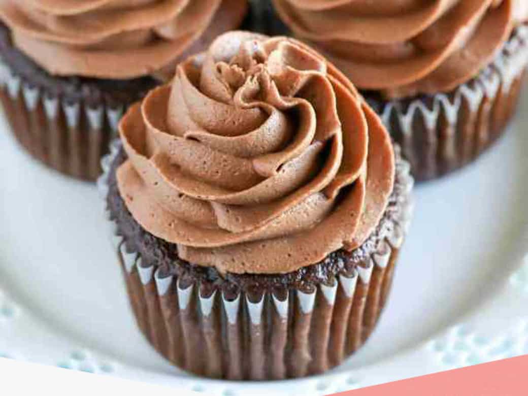 Recettes cupcakes avec nappage au chocolat