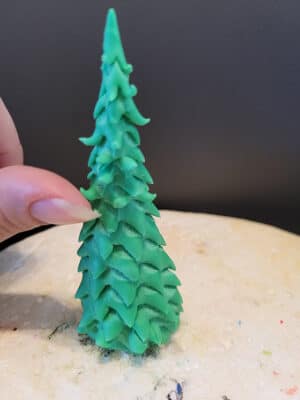 Comment modeler un sapin de Noël en pâte à sucre - Tutoriel Cake design